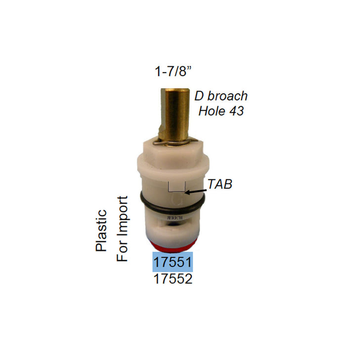 Gerber Danze Replacement 2 Handle Hot and Cold Set A507180