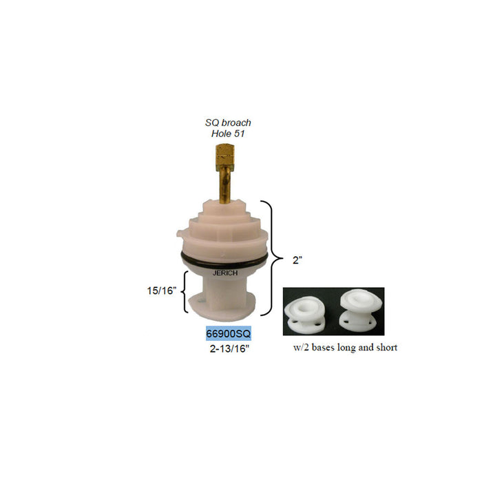 Valley Replacement Single Lever Square Broach Cartridge
