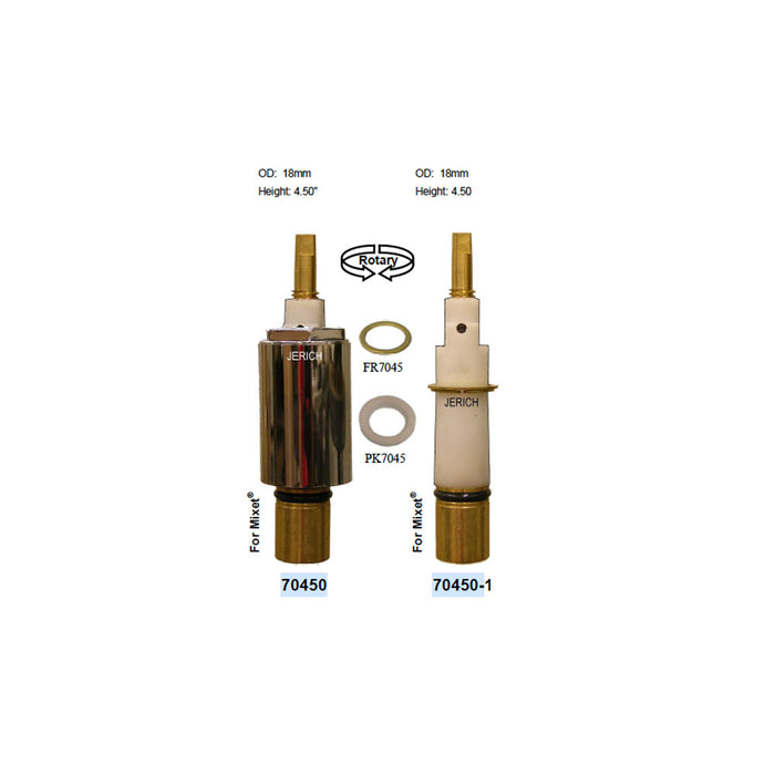 Mixet Replacement Cartridge 70450-1 Rotary Stem