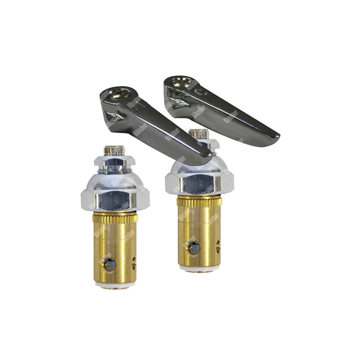 T&S Brass AB23-2063 Hot and Cold Set with Handles