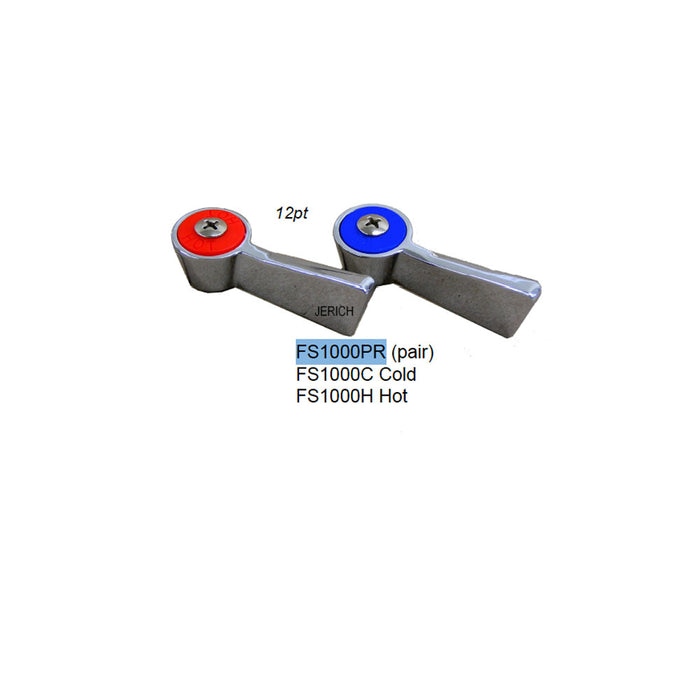 Fisher Replacement 2 Handle Set FS1000PR Hot and Cold Set
