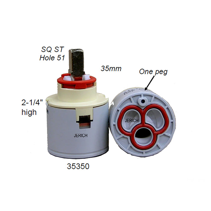 Hydroplast Replacement Single Lever Faucet Cartridge 35350 35mm - B35