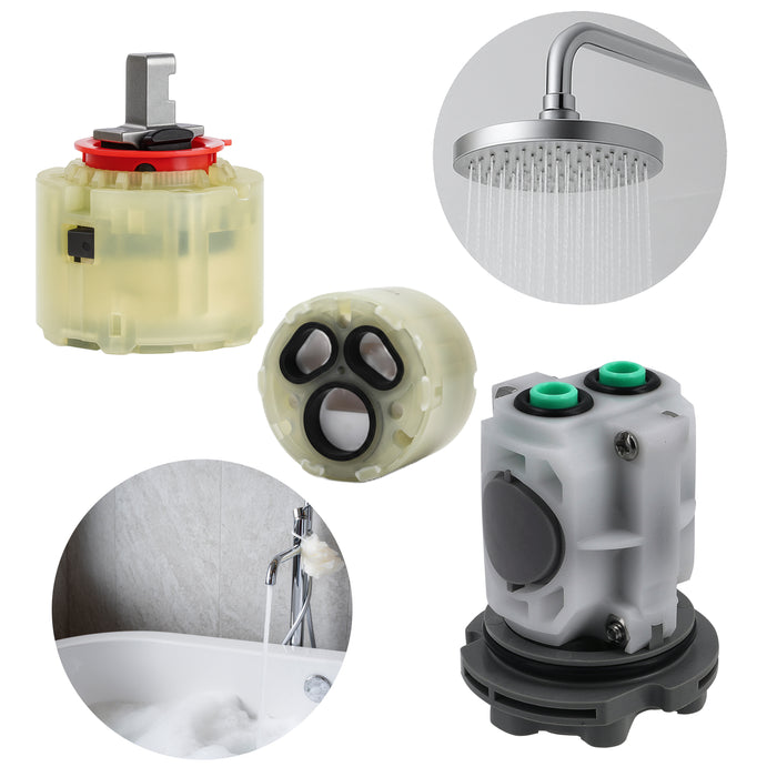 American Standard Single Lever Tub Shower Replacement Type P Cartridge 23529 and 952100 Pressure Balancing Spool