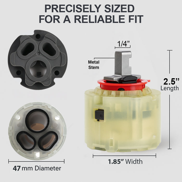 American Standard Single Lever Tub Shower Replacement Type P Cartridge 23529 and 952100 Pressure Balancing Spool