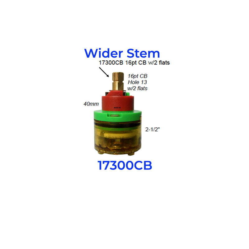 Gerber Style 17300 CB Large Stem 40mm Tub Shower Faucet Cartridge