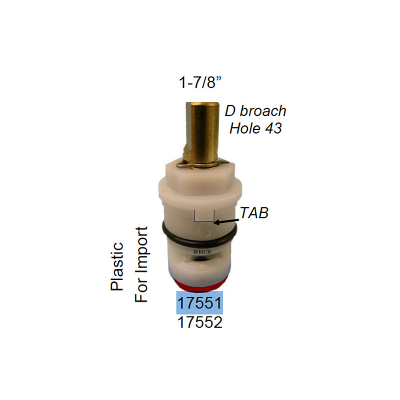 Gerber Danze Replacement 2 Handle Hot and Cold Set A507180