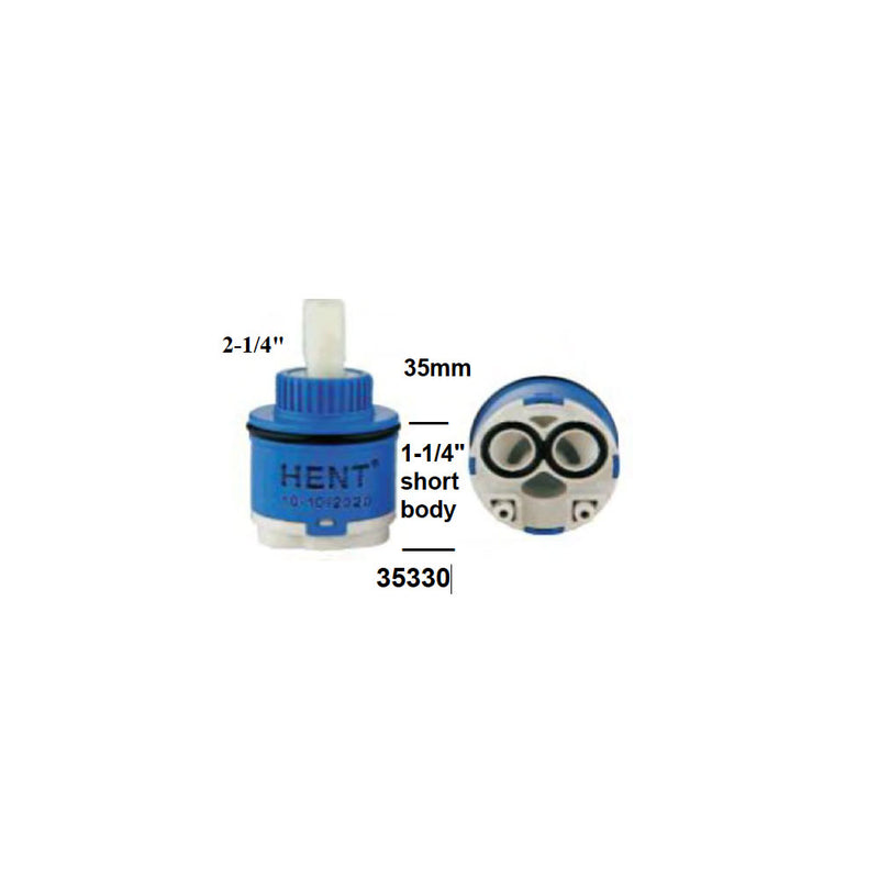 Hent Short Body 35mm 2 Port Single Lever Cartridge 35330