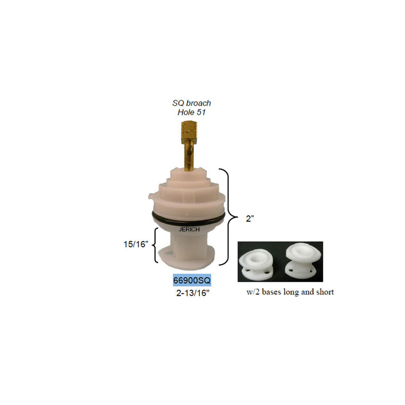 Valley Replacement Single Lever Square Broach Cartridge