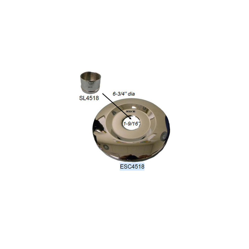 Price Pfister Escutcheon Trim Plate and Matching Threaded Sleeve