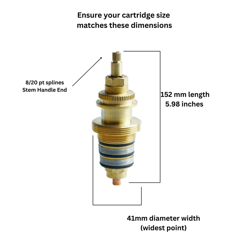 Kohler / Sol Baril Nortesco Replacement Thermostatic Cartridge 1/2 Inch - 1021119