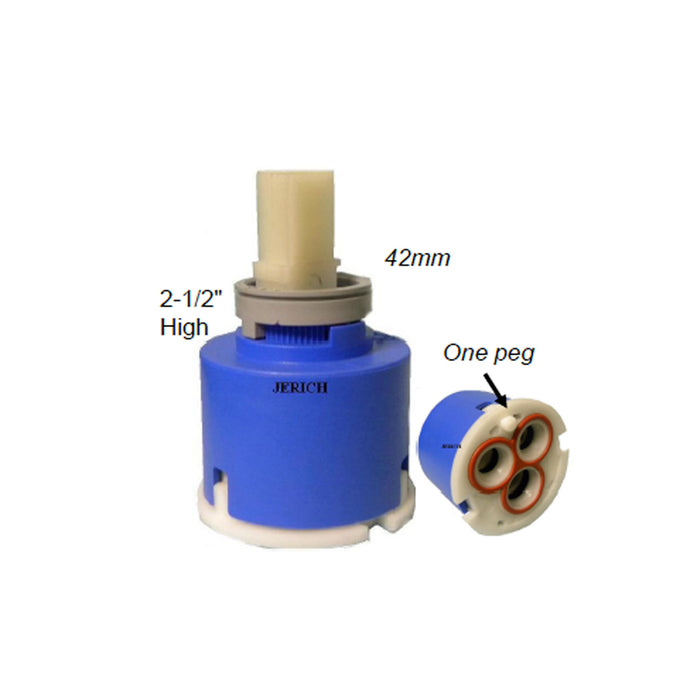 Kerox 42mm K42C - Single Alignment Pin Single Lever Faucet Cartridge