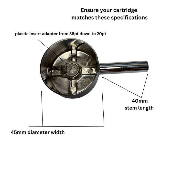 Tower Handle Short - 20 or 38pt Fit